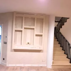 Intervención de aislamiento dentro de una obra