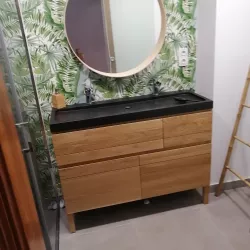 Baño renovado tras trabajos de reforma