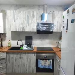 Cocina tras trabajos de reforma en Valladolid