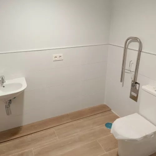 Baño reformado en una vivienda de Valladolid