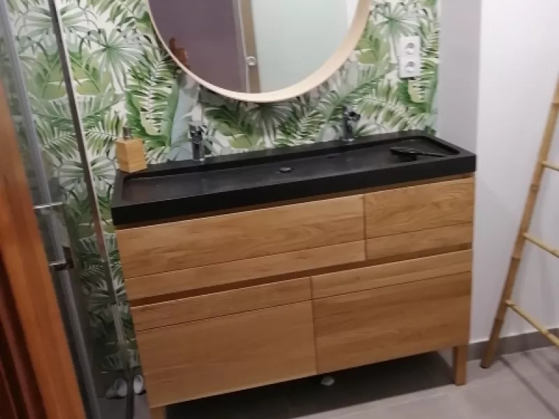 Baño renovado tras trabajos de reforma