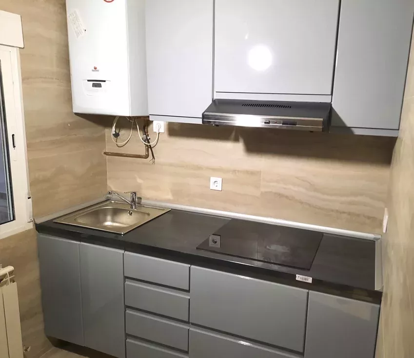 Trabajo de reforma de cocina realizado por Reformas P&L en Valladolid