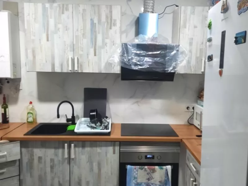 Cocina tras trabajos de reforma en Valladolid