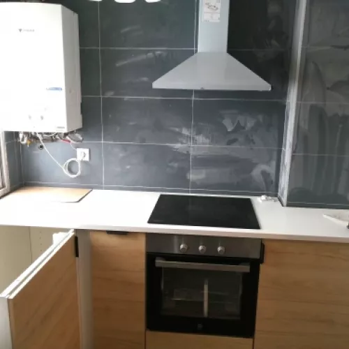 Cocina reformada en una vivienda de Valladolid